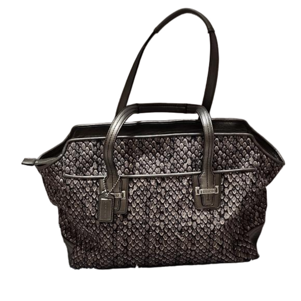 EUC Coach snake print bag with dust bag barely used - Picture 12 of 15